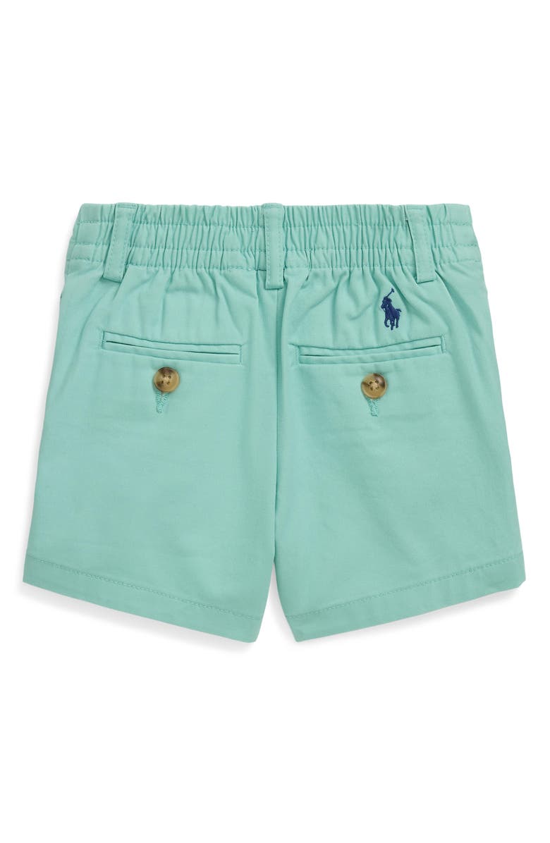 Ralph Lauren Cotton Stretch Twill Shorts, Alternate, color, Bayside Green