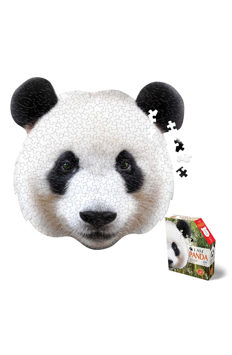 Madd Capp I Am Panda 300 Pieces Animal Shaped Jigsaw Puzzle, Alternate, color, Multicolored