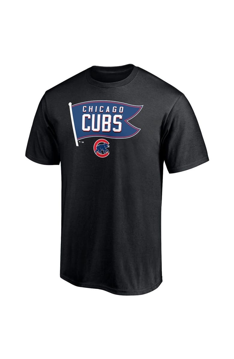 FANATICS Men's Fanatics Branded Black Chicago Cubs Hometown T-Shirt, Alternate, color, 