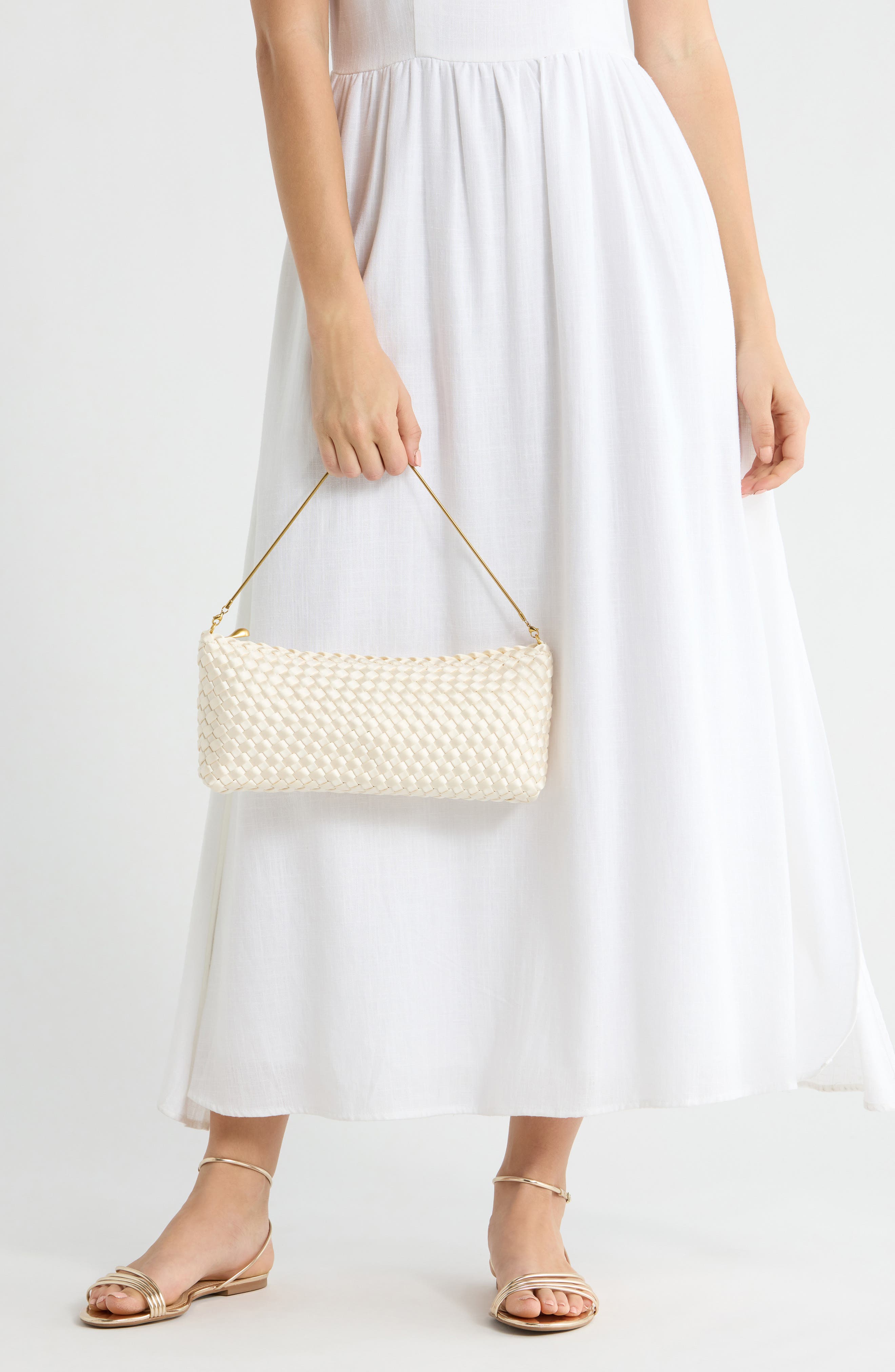 NAGHEDI Medium Gala Clutch, Alternate, color, Ivory