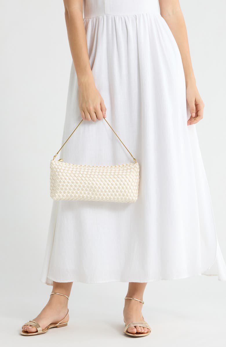 NAGHEDI Medium Gala Clutch, Alternate, color, Ivory