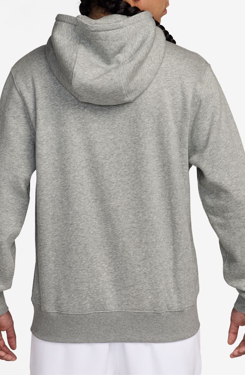 Nike Sportswear Club Fleece Hoodie, Alternate, color, Dark Grey Heather