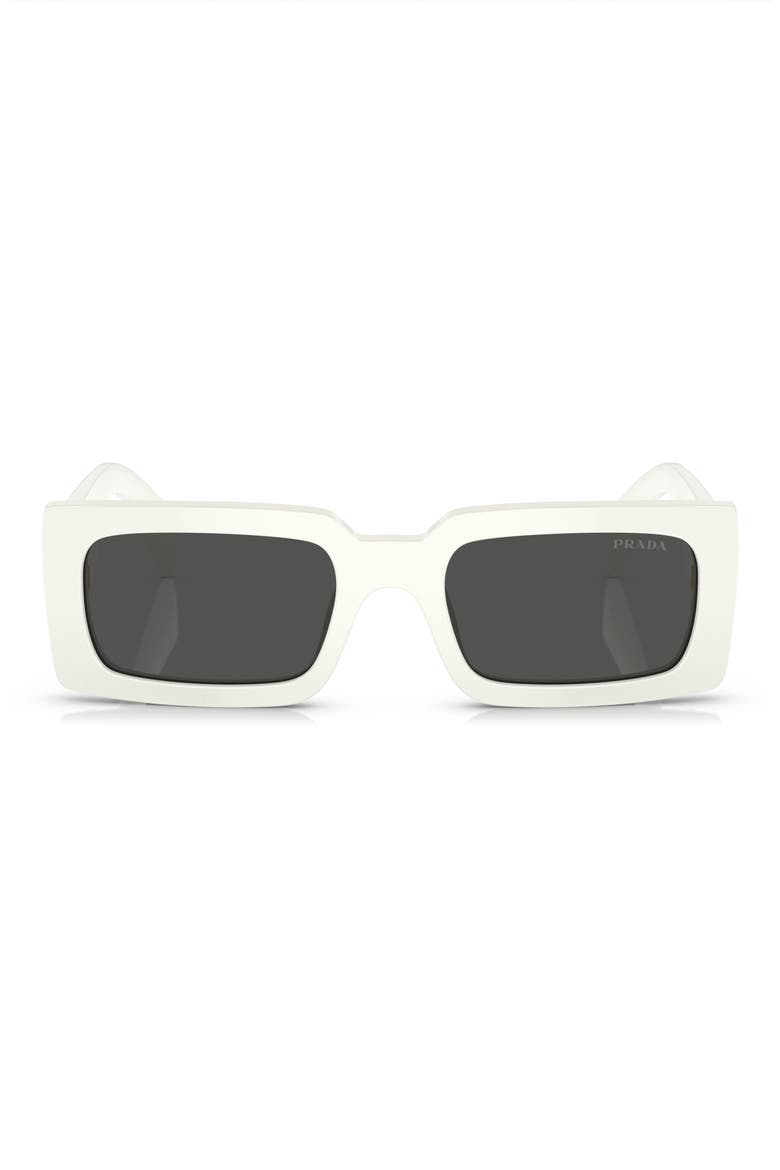 52mm Pillow Sunglasses, Main, color, BONE