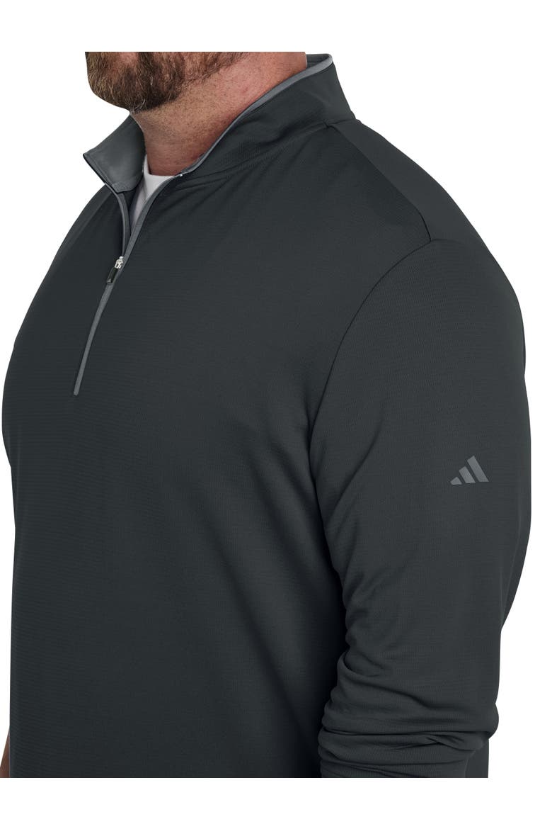 Big & Tall 1/4-Zip Performance Pullover, Alternate, color, BLACK/GREY