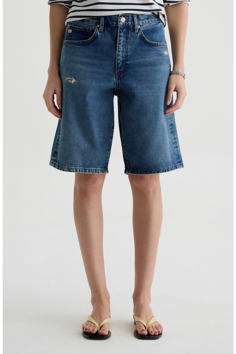 Thalia Denim Bermuda Shorts, Main, color, 11 YEARS ENRICH
