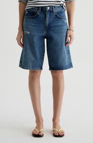AG Thalia Denim Bermuda Shorts