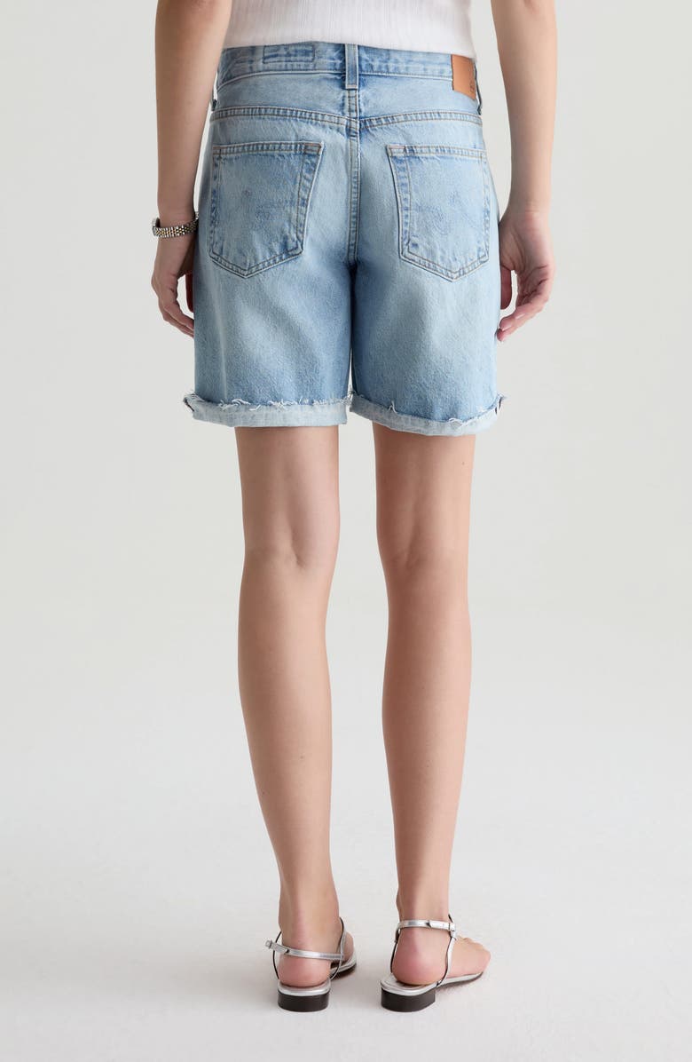 AG Ex-Boyfriend Mid Thigh Denim Cutoff Shorts, Alternate, color, Soft Focus