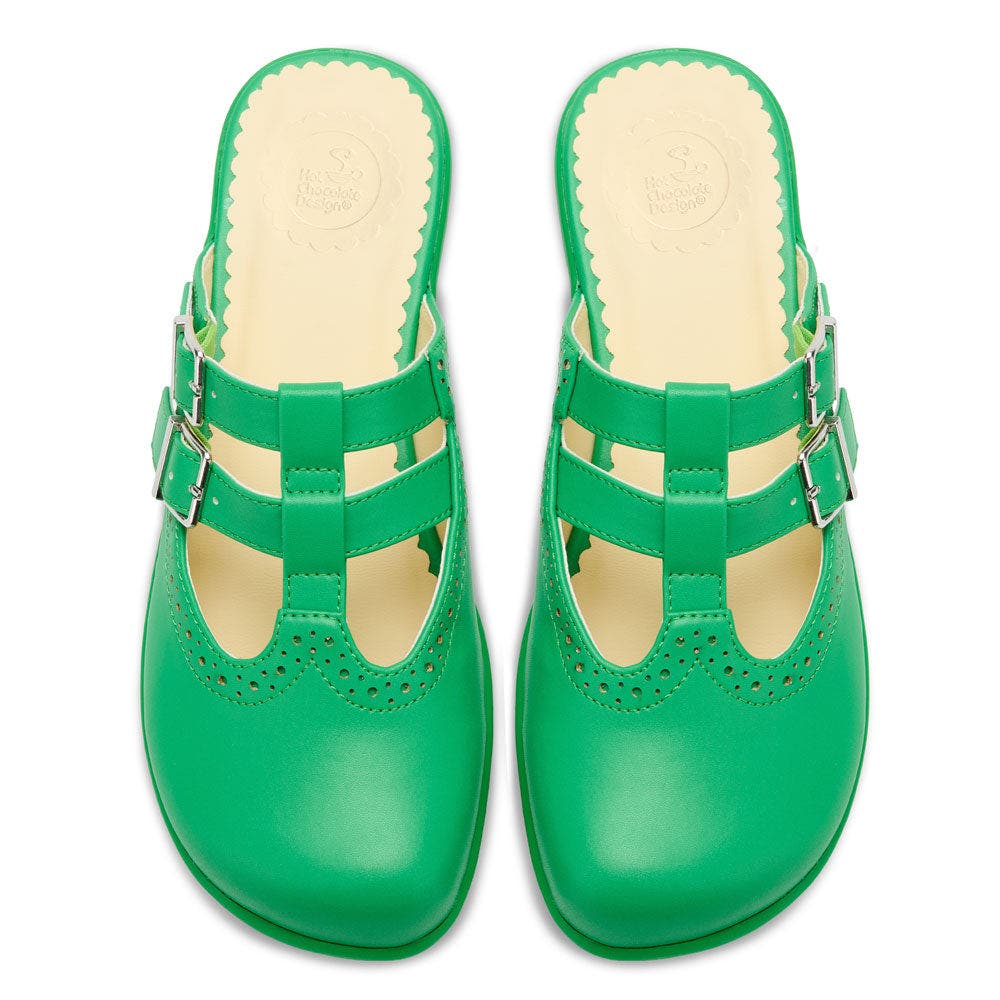 Hot Chocolate Design Greenleaf Mary Jane Clog, Alternate, color, Greenleaf