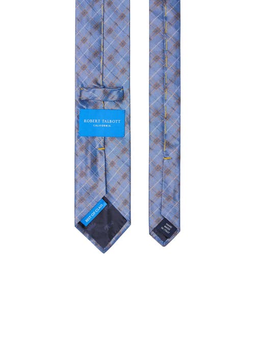 Robert Talbott Robert Multi Check Necktie In Blue