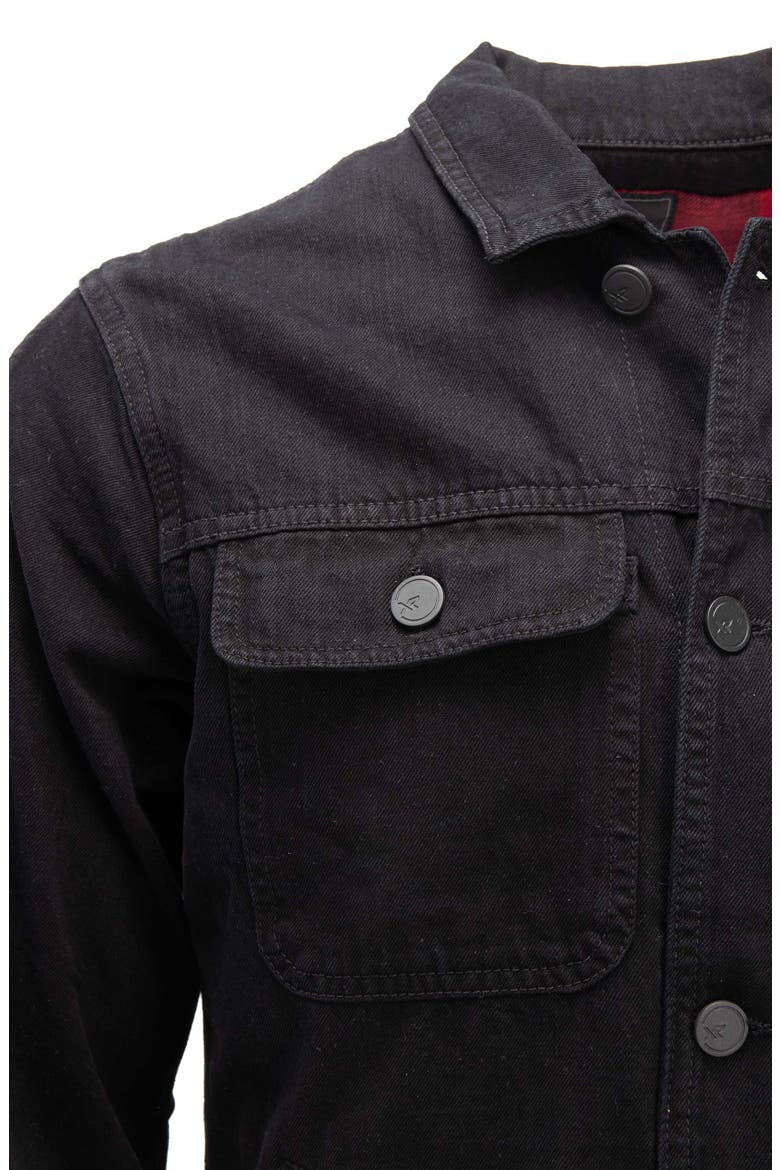 Denim Jacket, Alternate, color, JET BLACK