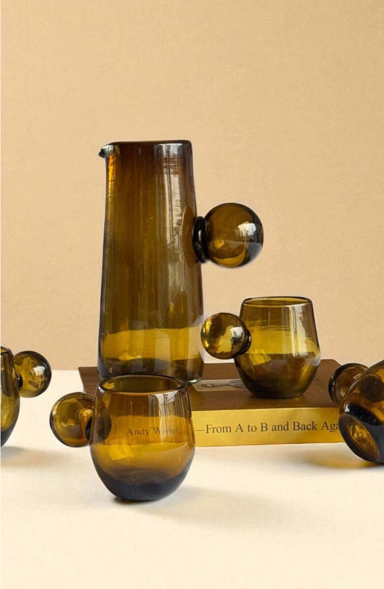 Meso Goods Roo Glassware - Set of 4, Alternate, color, Yellow