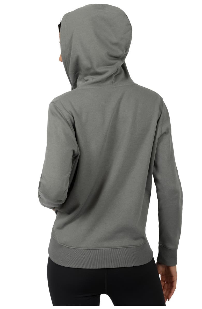 90 DEGREE BY REFLEX Half Zip Kangaroo Pocket Hoodie, Alternate, color,