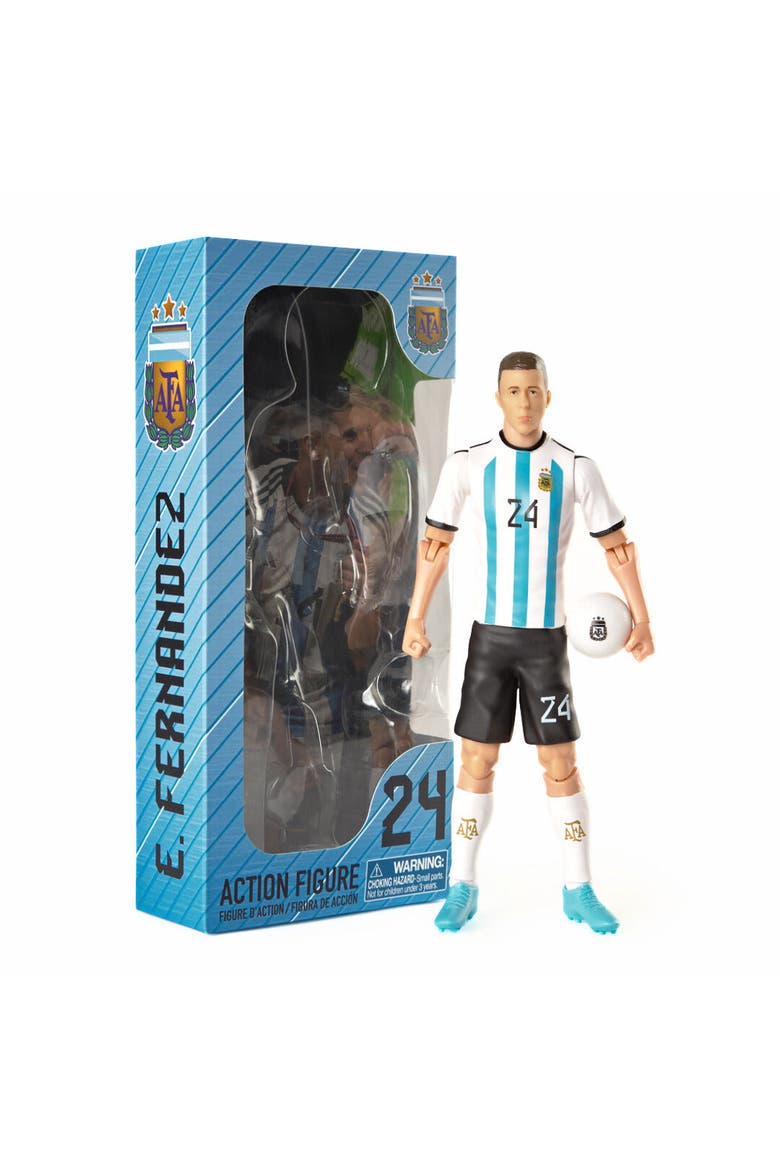 SOCKERS Argentina AFA Enzo Fernández 8" Collectible Soccer Action Figure, Main, color, Blue