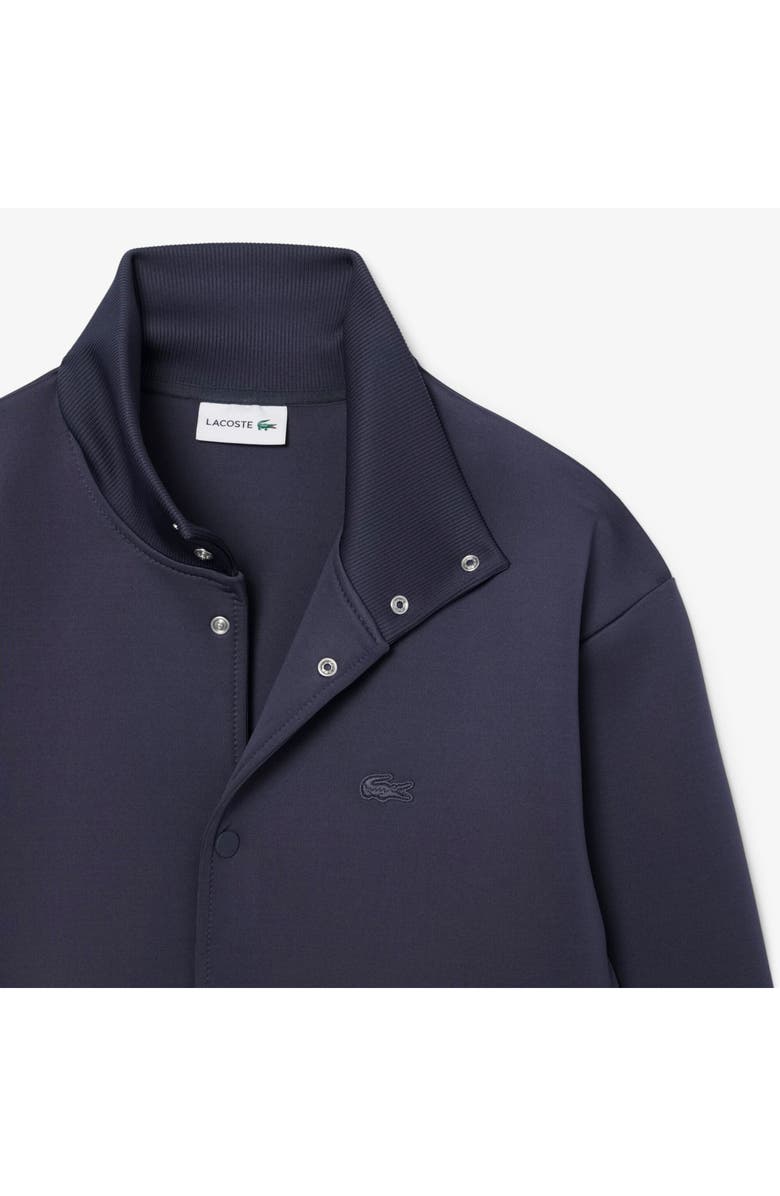 Lacoste Paris Knit Bomber Jacket, Alternate, color, Graphite