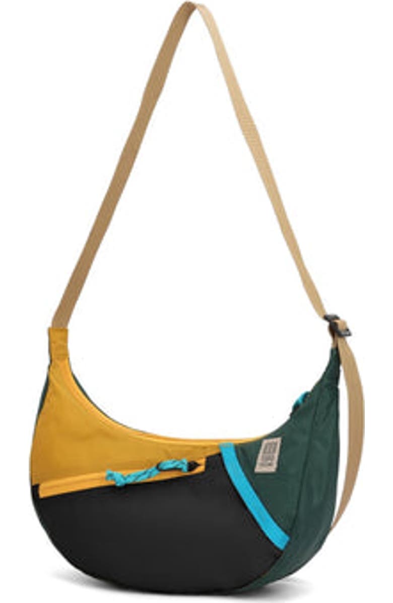 Topo Designs Moonlight Crossbody Bag, Alternate, color, Mustard/Forest