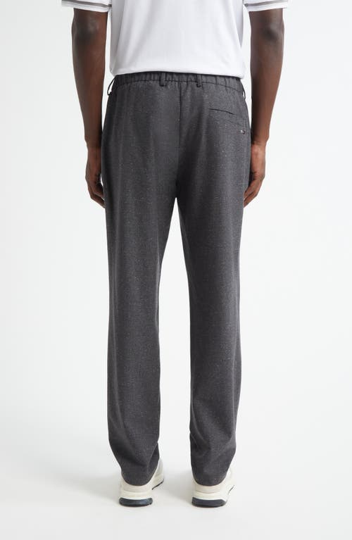 Herno Drawstring Waist Wool Blend Knickerbocker Trousers In Gray