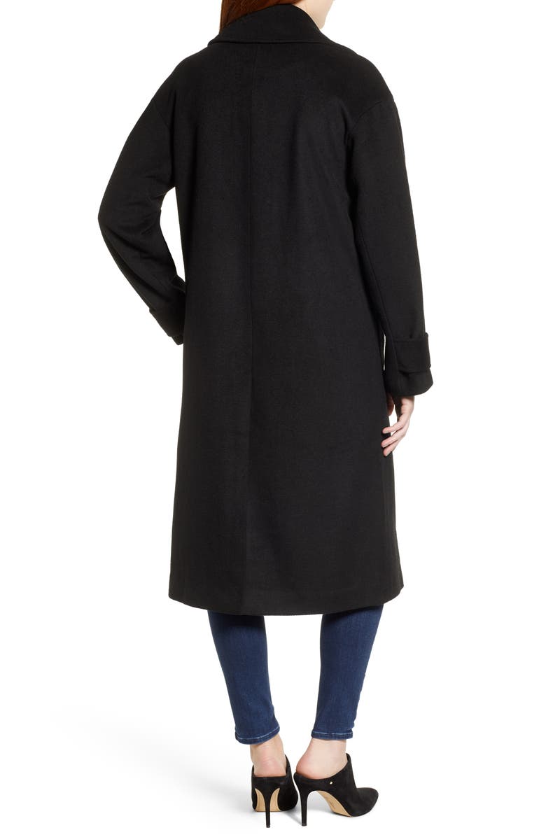 Halogen<sup>®</sup> Drop Shoulder Wool Blend Coat, Alternate, color,