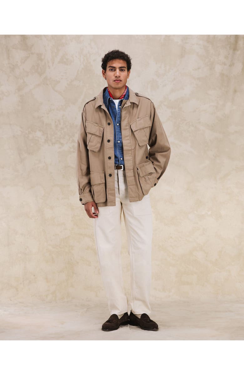 Fortela Jungle Cotton Pocket Jacket, Alternate, color, Camel