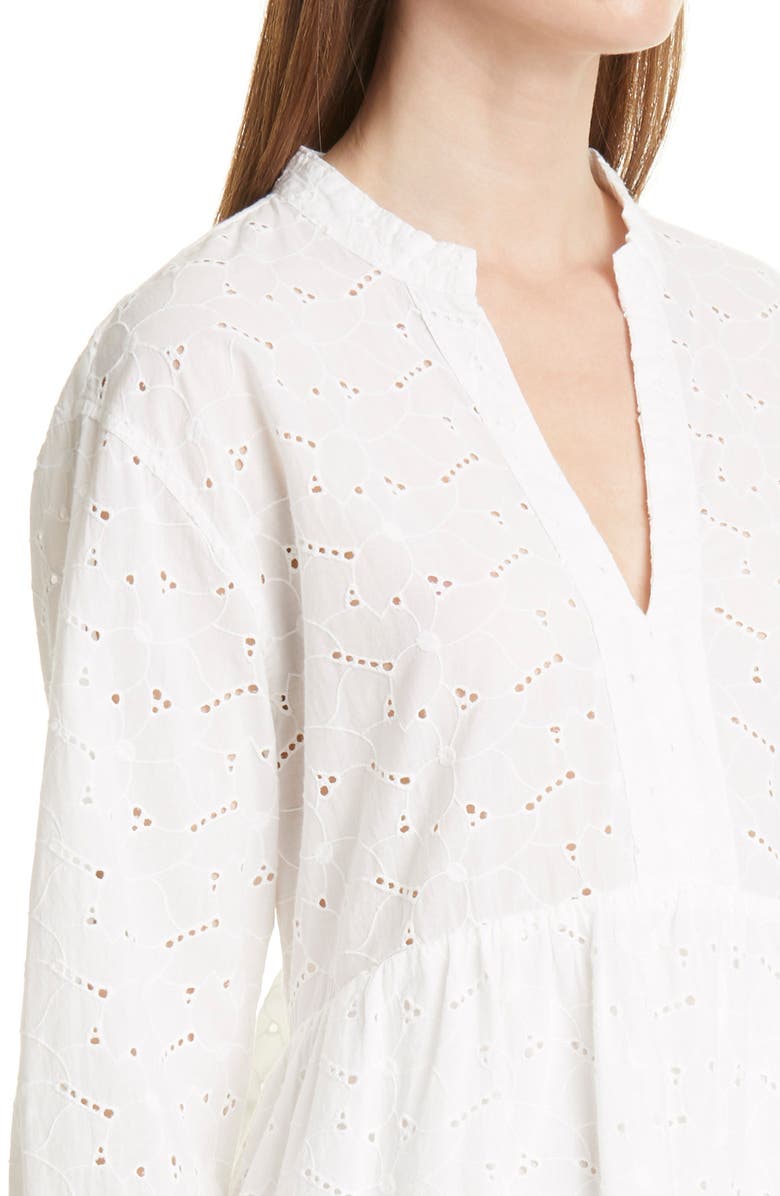 Rails Layla Long Sleeve Eyelet Dress, Alternate, color, 