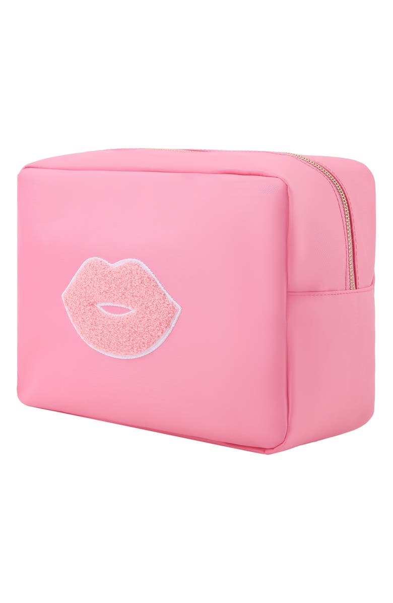 Bloc Bags Extra Large Kiss Cosmetic Bag, Alternate, color, Bubblegum Pink