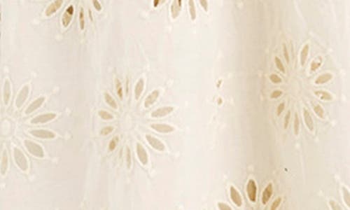 Madewell Embroidered Drop Waist Maxi Dress In Nude