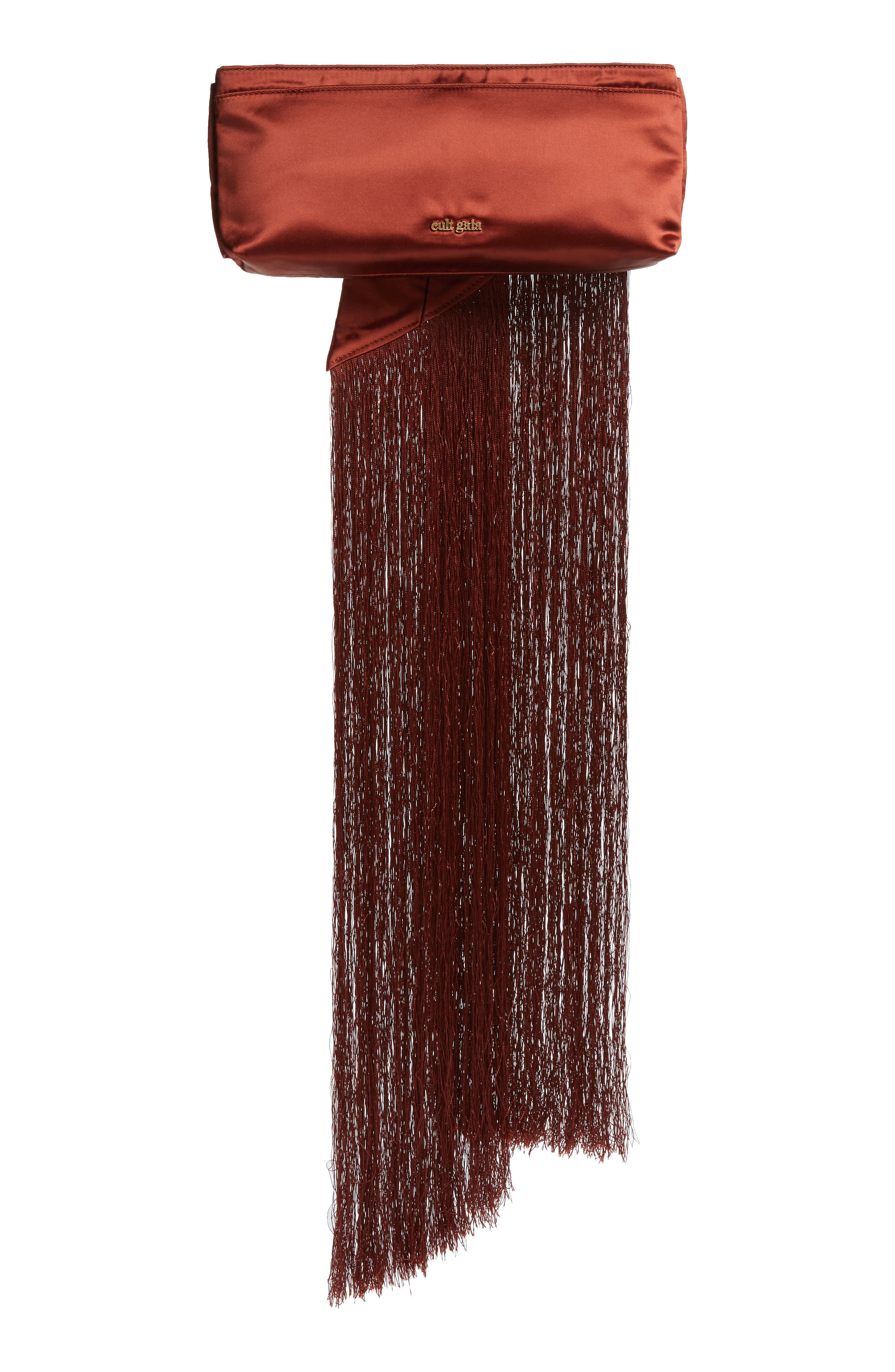 Cult Gaia Banu Mini Fringe Clutch, Alternate, color, 