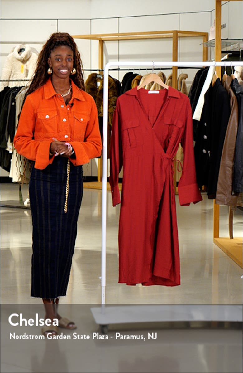 Long Sleeve Wrap Dress, sales video thumbnail