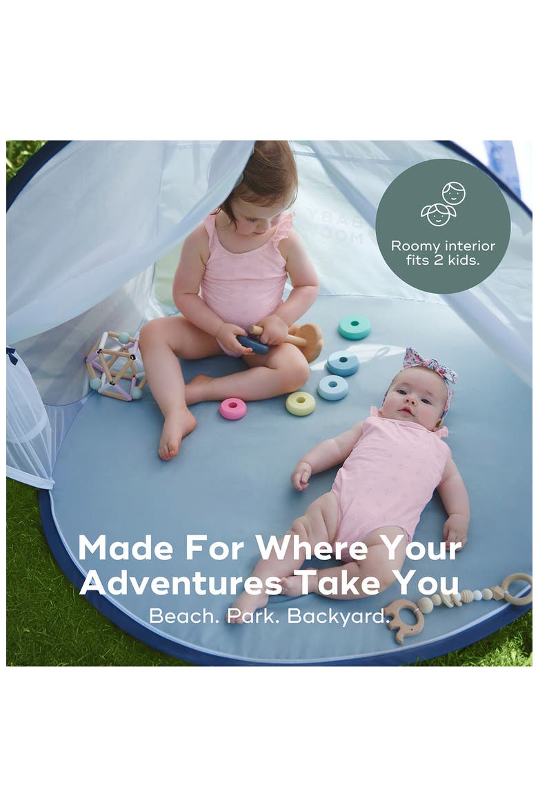 Anti-UV Baby & Toddler Beach Tent, Alternate, color, NAVY-WHITE