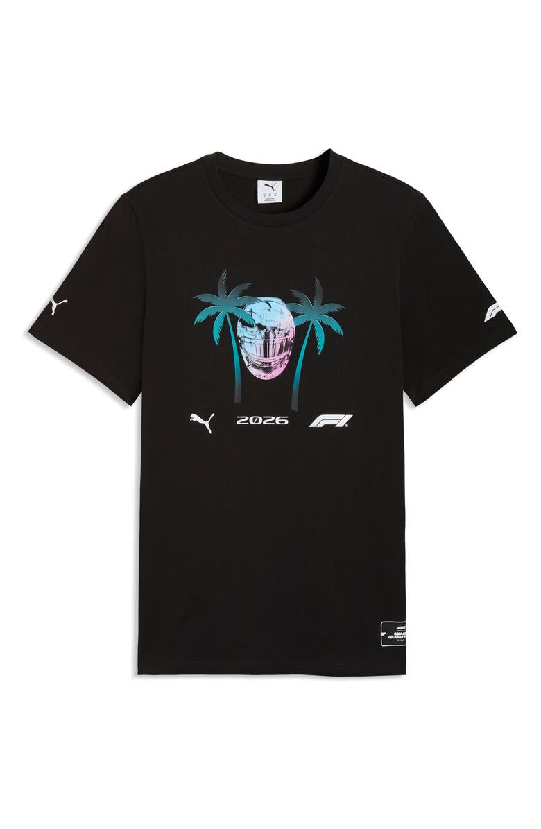 PUMA Formula 1<sup>®</sup> Miami Graphic T-Shirt, Main, color, Puma Black
