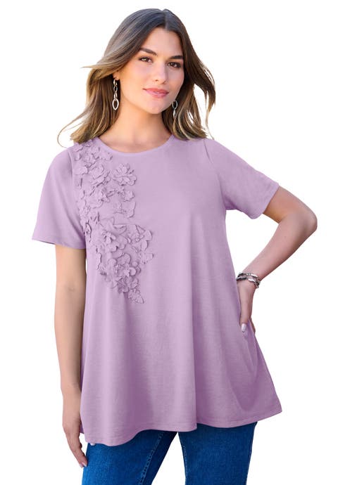 3 D Appliqued Swing Tee