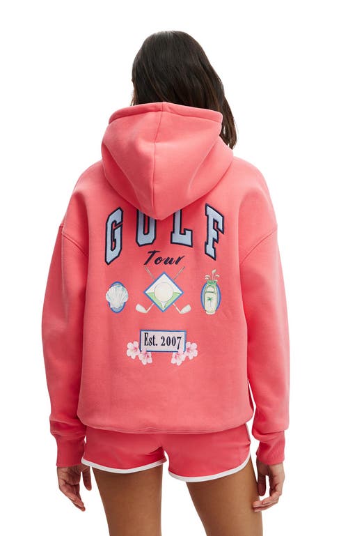 COTTON ON BODY ACTIVE PLUSH PREMIUM GRAPHIC HOODIE