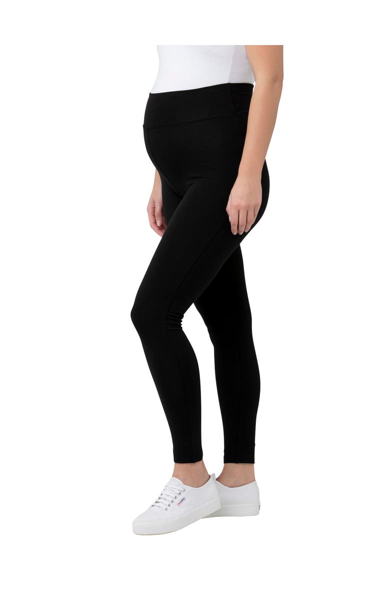 Ripe Maternity Organic Essential Leggings, Alternate, color, Black