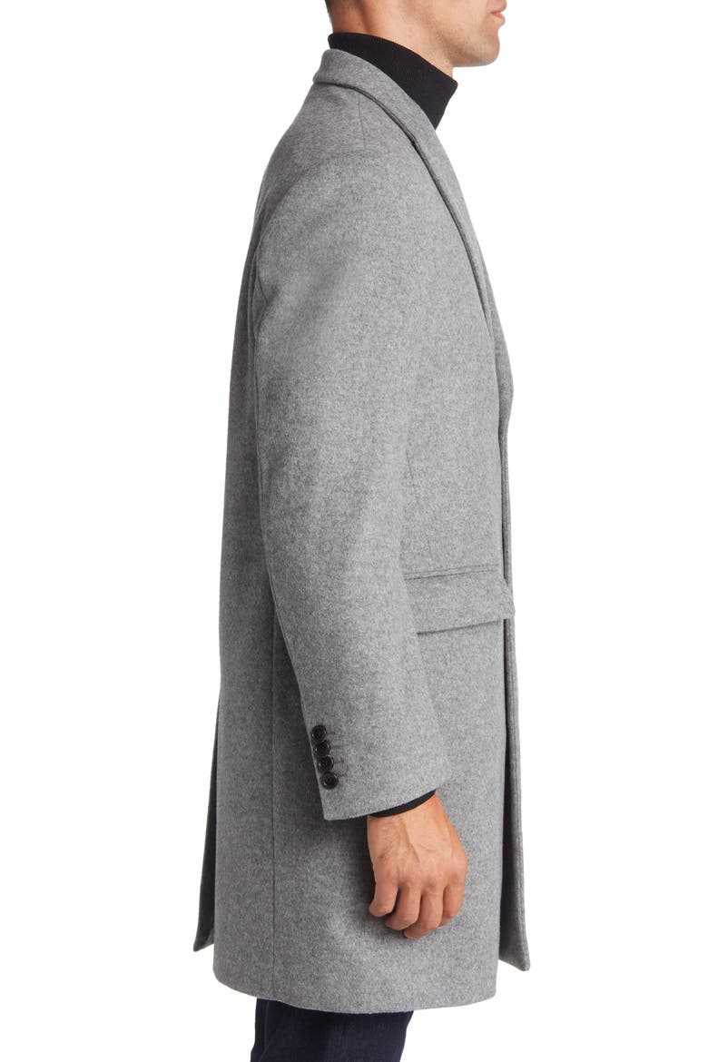 Sutton Wool Overcoat, Alternate, color, LIGHT GREY