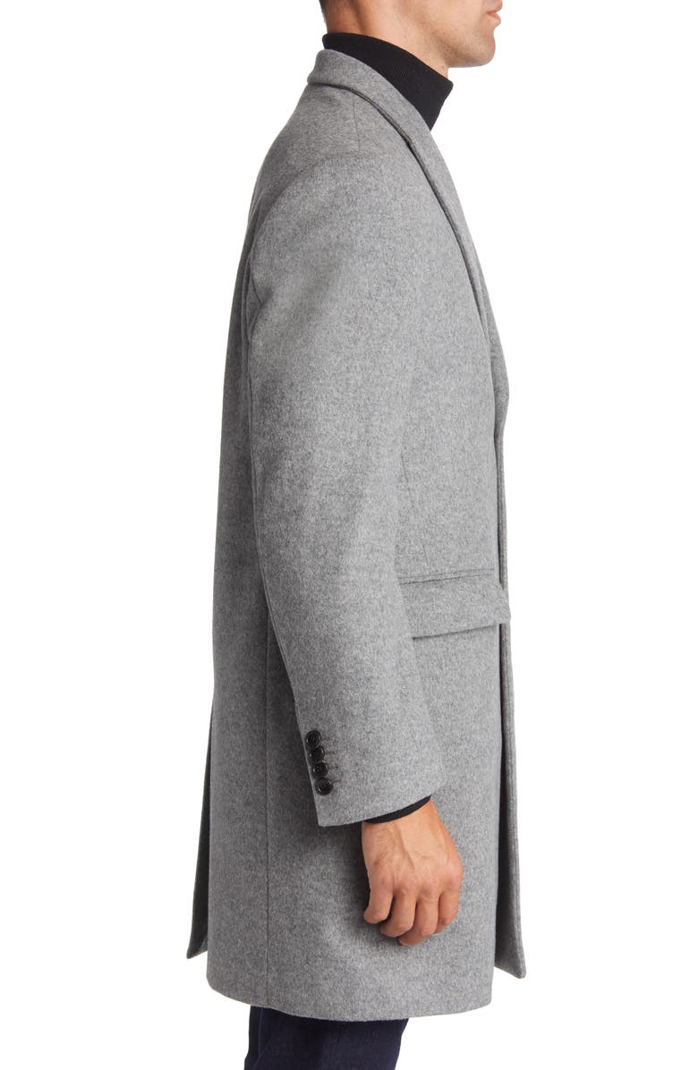 Cardinal of Canada Sutton Wool Overcoat, Alternate, color, Light Grey