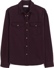 Madewell Airy Oversize Denim Snap-Up Shirt
