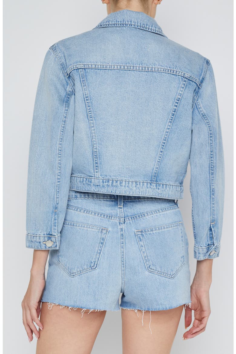 Koda Crop Denim Jacket, Alternate, color, FONTANA