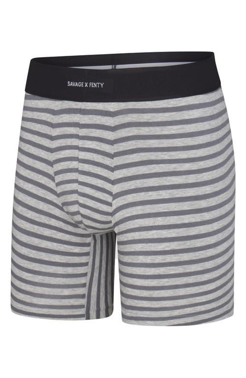 Savage X Fenty Boxer Briefs In Platinum Grey/calm G
