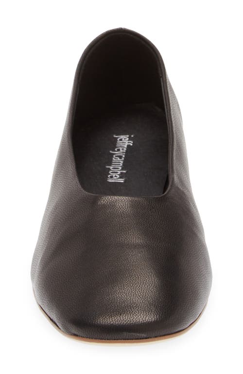 Jeffrey Campbell Hinted-f Flat In Black