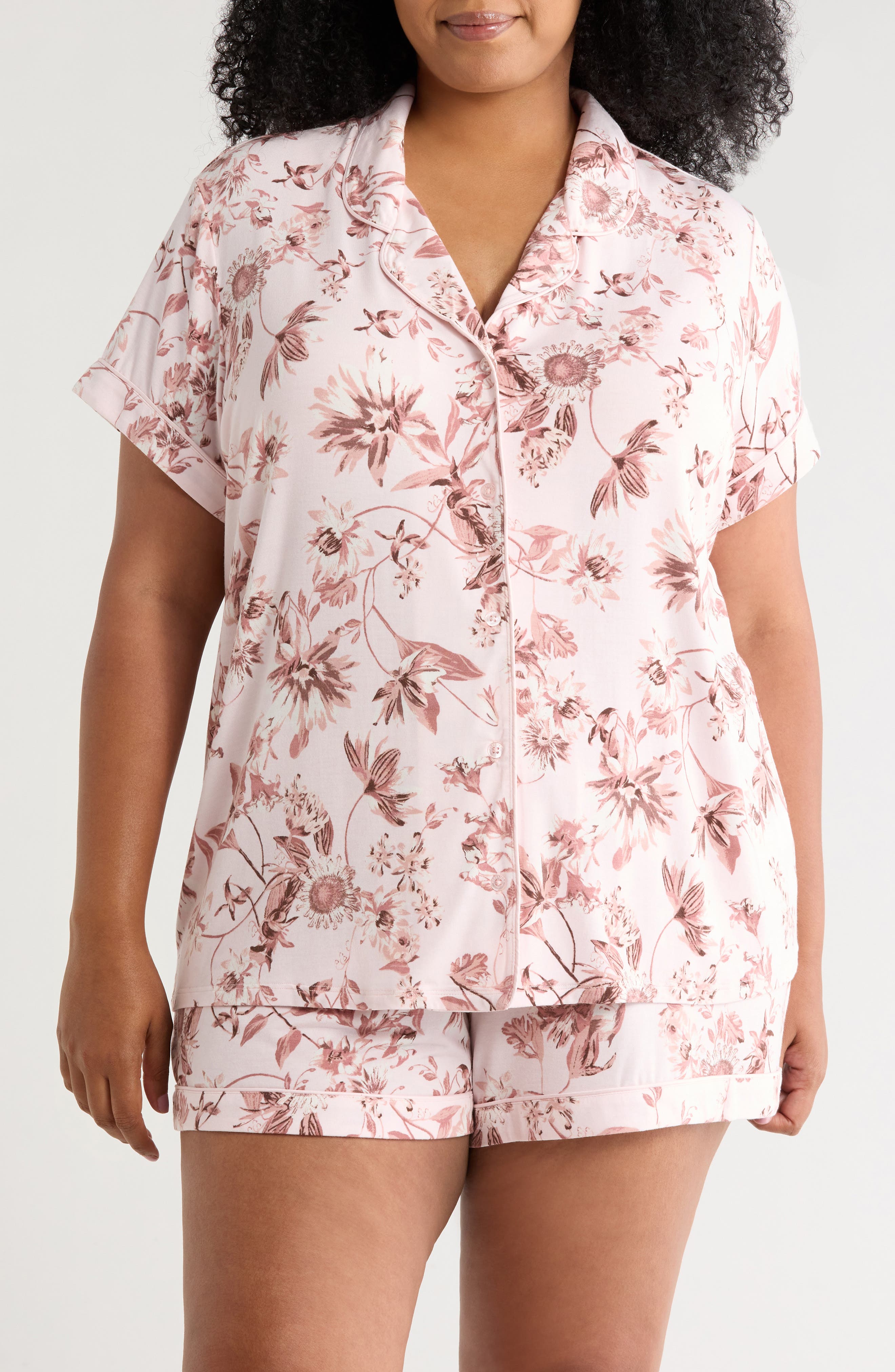 PINK- BROWN BOTANIST FLORAL