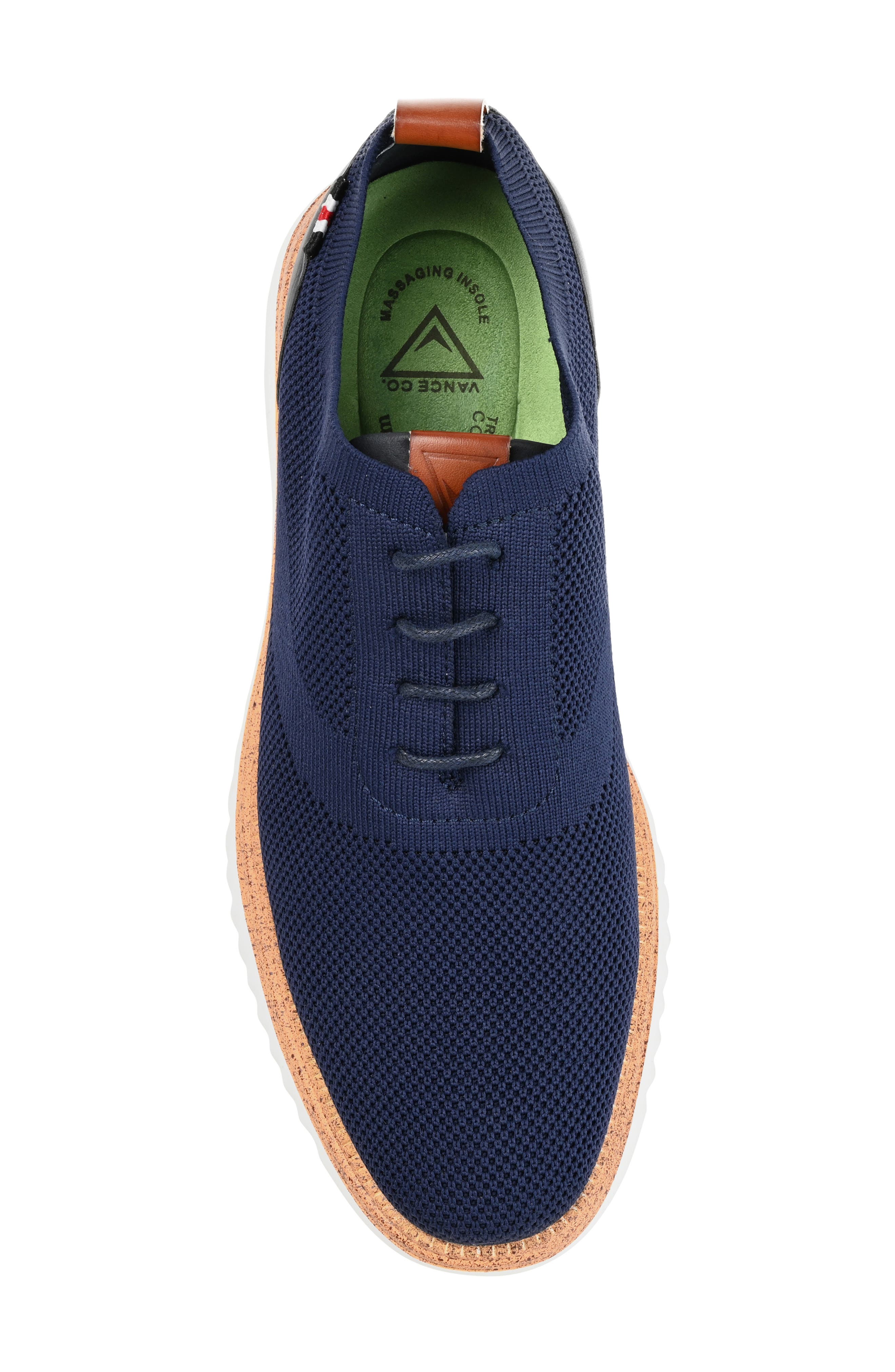 Lamont Knit Casual Oxford, Alternate, color, NAVY