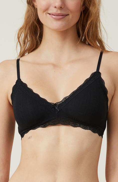 Cotton on lace bralette online