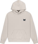 Dalix Butterfly Relaxed Midweight Fleece Pullover Hoodie
