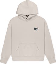 Dalix Butterfly Relaxed Midweight Fleece Pullover Hoodie