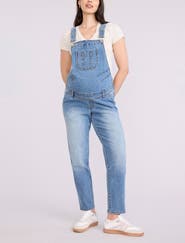 MOTHERHOOD MATERNITY Relaxed Fit Maternity Denim Overall