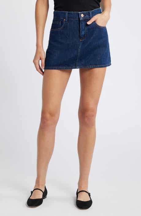 PAIGE Ryder Denim Miniskirt