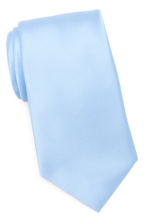 Solid Satin Tie