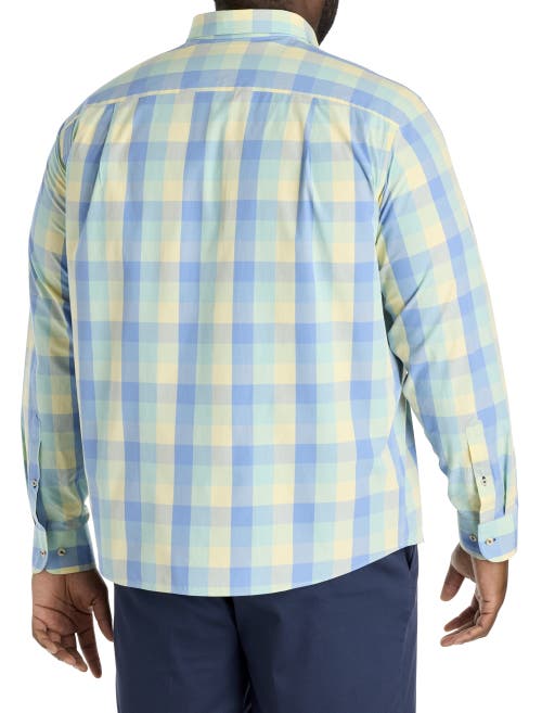 Untuckit Fit By Dxl Big & Tall Vintage-washed Stratford Sport Shirt In Multi