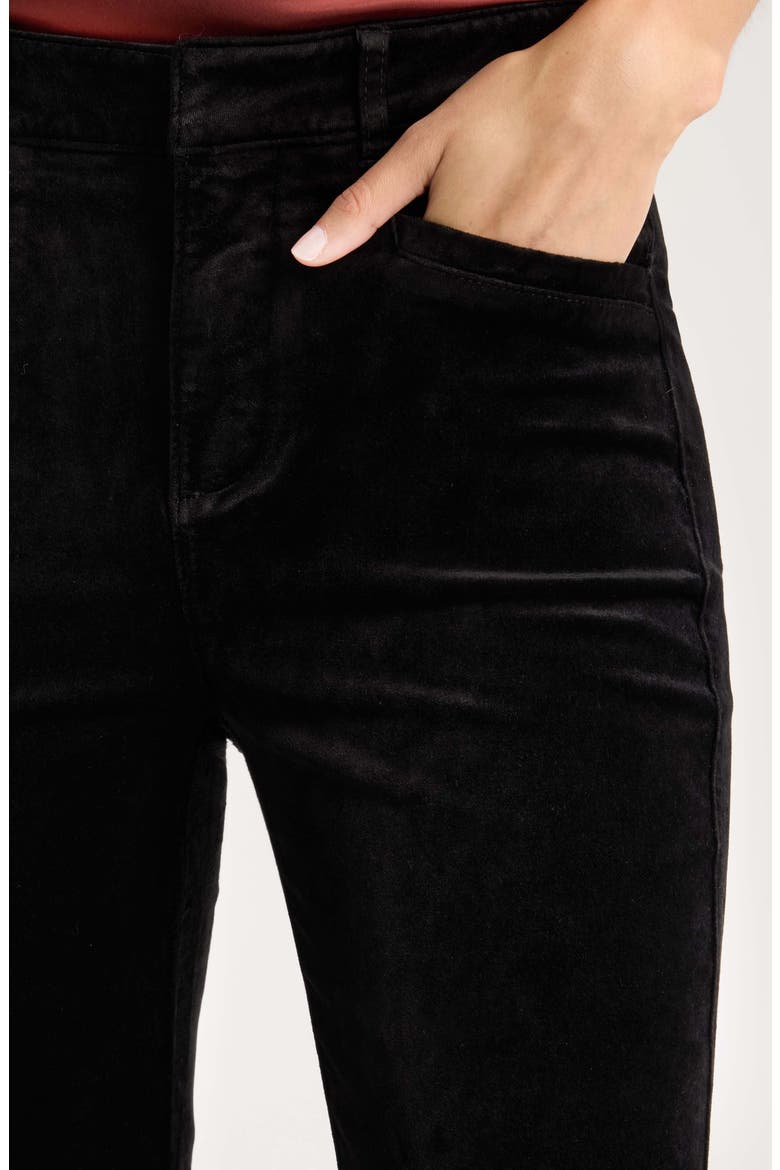 Laurel Canyon High Waist Flare Jeans, Alternate, color, BLACK OVERDYE