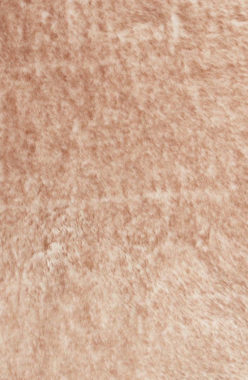 Nordstrom Frosted Faux Fur Accent Pillow In Brown