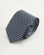 Knottery & Co Houndstooth Heritage Silk Jacquard Tie